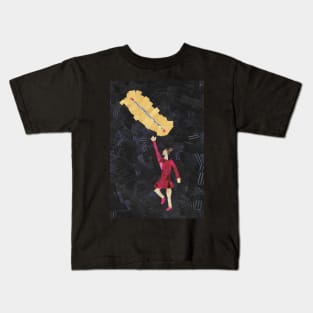 Baton Girl Kids T-Shirt